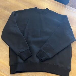Classic Black Crewneck Sweatshirt
